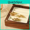 Designer Stainless Steel Geometric Earrings With Gold Plating For Women