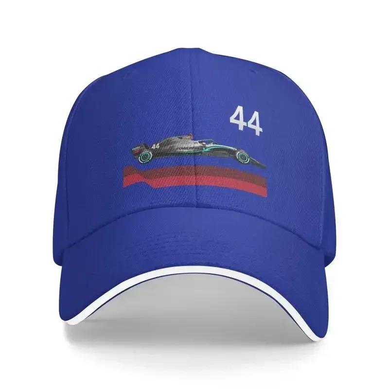 Punk Hamiltons 44 Sportwagen Fahrer Rennen Baseballkappe Damen Herren Atmungsaktiv Dad Hat Sonnenschutz