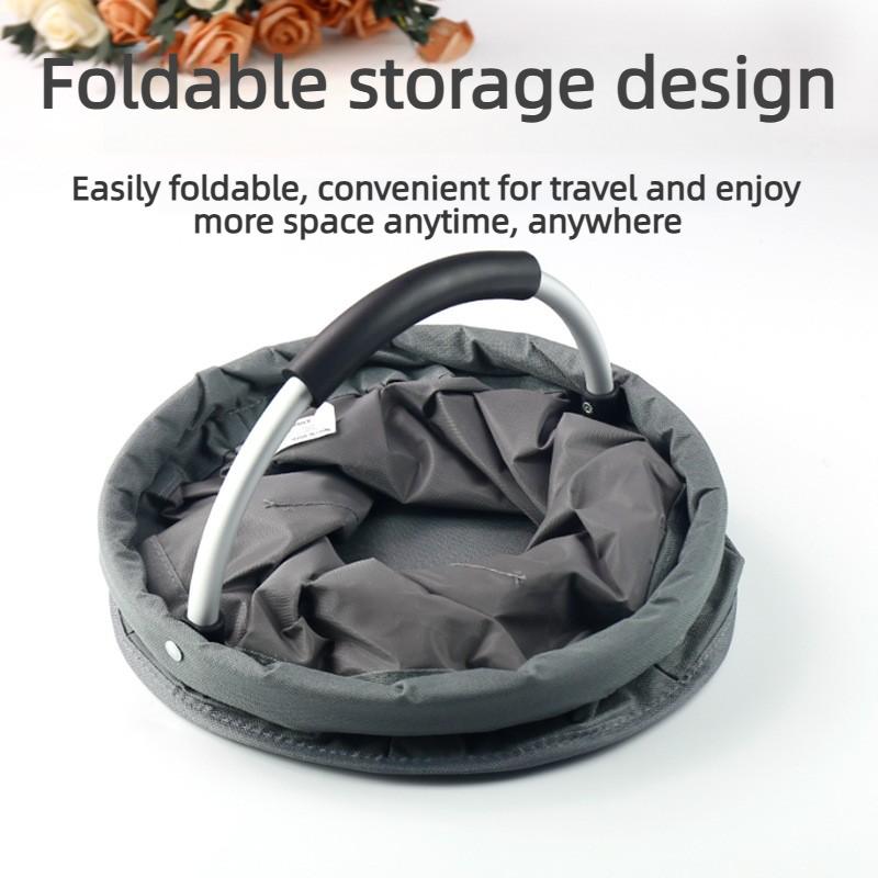 Outdoor Lightweight and Portable Picnic Basket, Toiletry Bag, Bathing Basket, Household Tool Basket, Foldable