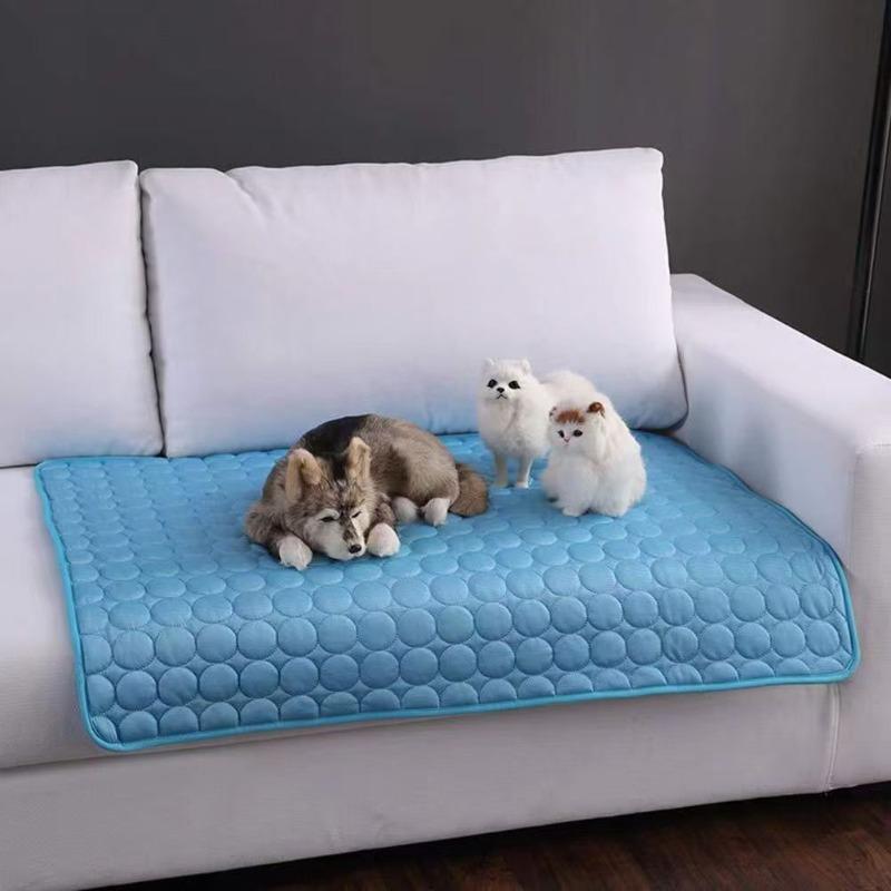2PCS 1PC Pet Summer Cooling Gel Mat Soft Waterproof Anti Scratch Cool Pad for Dogs Cats Indoor Outdoor Sleeping Travel Crate