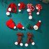 New Autumn and Winter Christmas Wind Knitted Wool Hat Scarf Earrings Girl Sweet Temperament Hairball Earrings