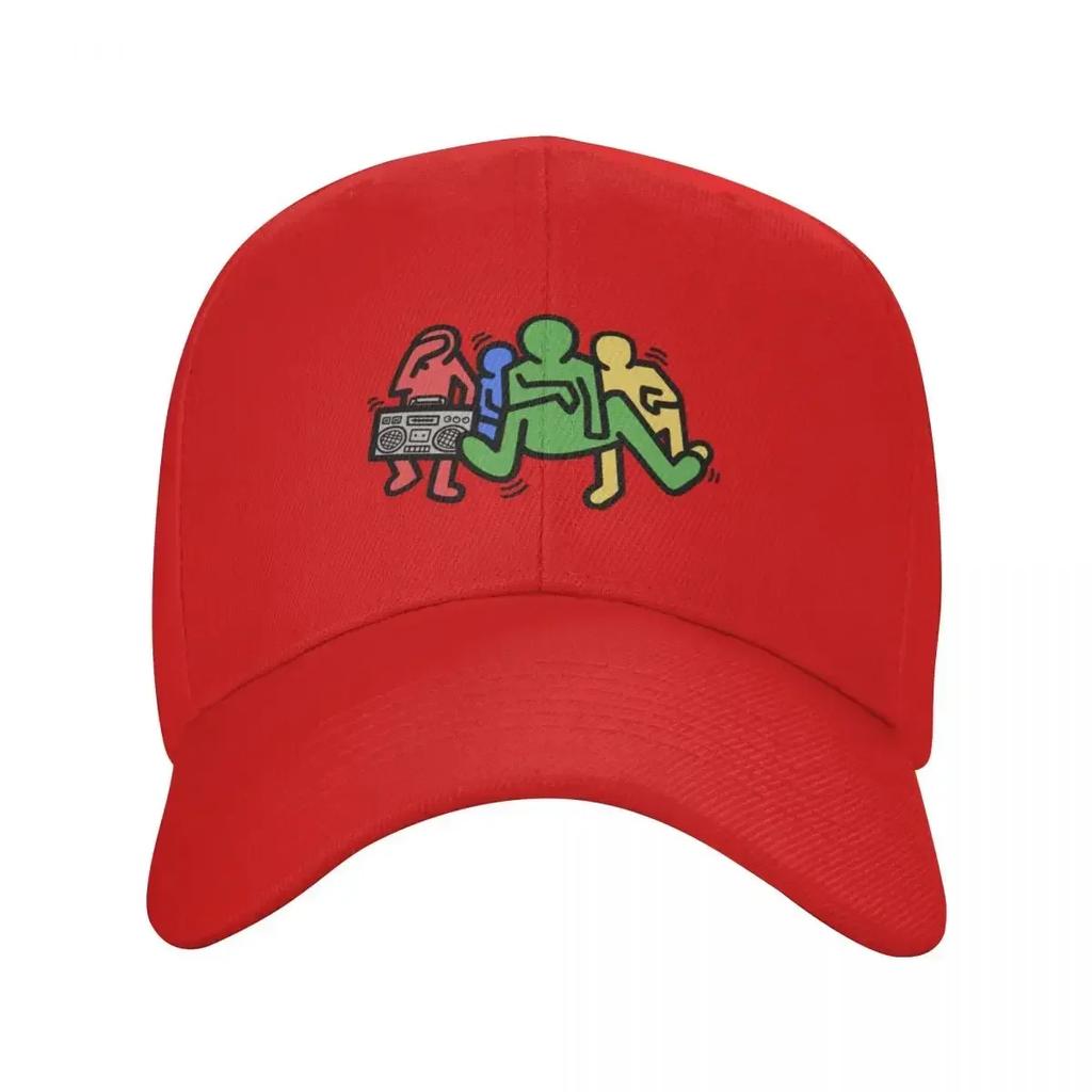 K.I.D.S. Haring Baseball Cap Birthday Big Size Hat Fishing Hat Woman Men's