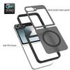 For Samsung Galaxy Z Flip7 FE 5G/Z Flip6 5G Case Compatible with MagSafe TPU Frame Acrylic Back Phone Cover Skin Touch
