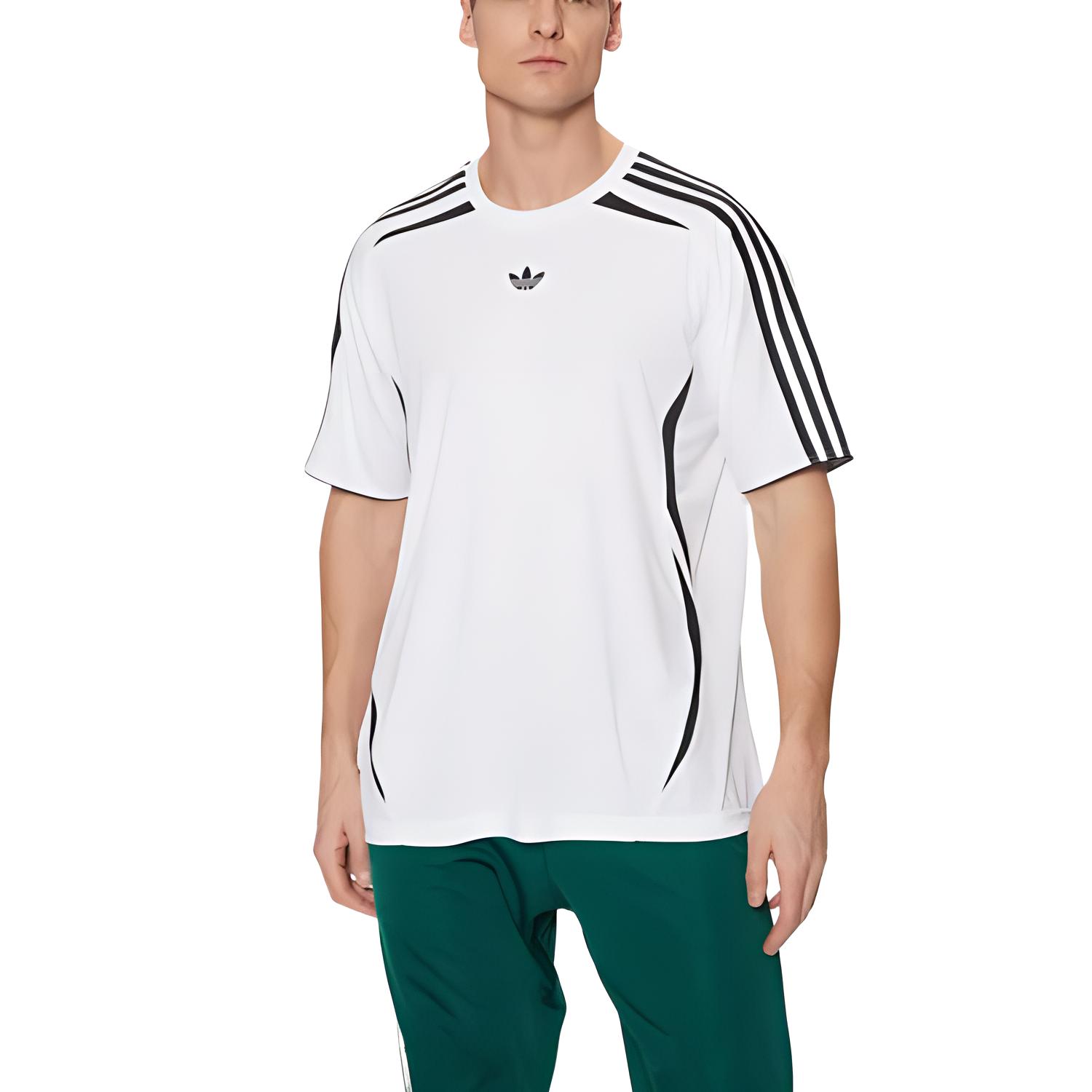 

Adidas Футболка Adicolor Teamgeist белая/черная мужская уличная одежда JP1113 XXL