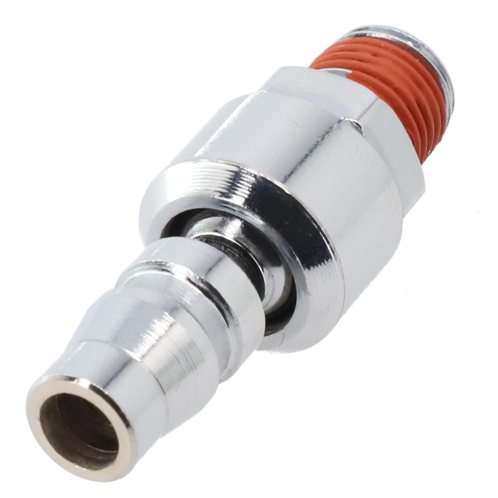 2PCS 1/4 Inch Pneumatic Quick Joint 20PM Air Compressor 360 Degree Rotary Fittings Pneumatic Quick Connector Release Fitting