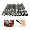10pcs Hole Punch Leather Craft Tool Leather DIY Punch Eyelet Cutting Round Tool Punch Set 0.5mm, 1mm, 1.5mm, 2mm, 2.5mm, 3mm, 3.5mm, 4mm, 4.5mm, 5mm