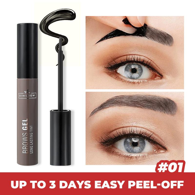 

Dimshow Peel Off Tattoo Brow Eyebrow Gel Long Lasting Non-Smudge Waterproof Sweat Proof Eyebrow Tint Makeup Cosmetics