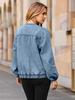 Women's European & American Patchwork Denim Cardigan - Spring/Fall 2025 Collection