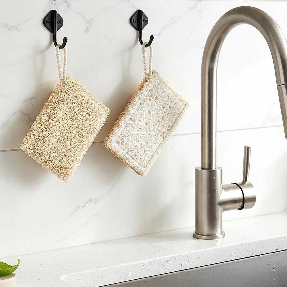 2x Gąbka Kuchenna Zmywak do Czyszczenia Szorowania Naczyń Powierzchni Eko