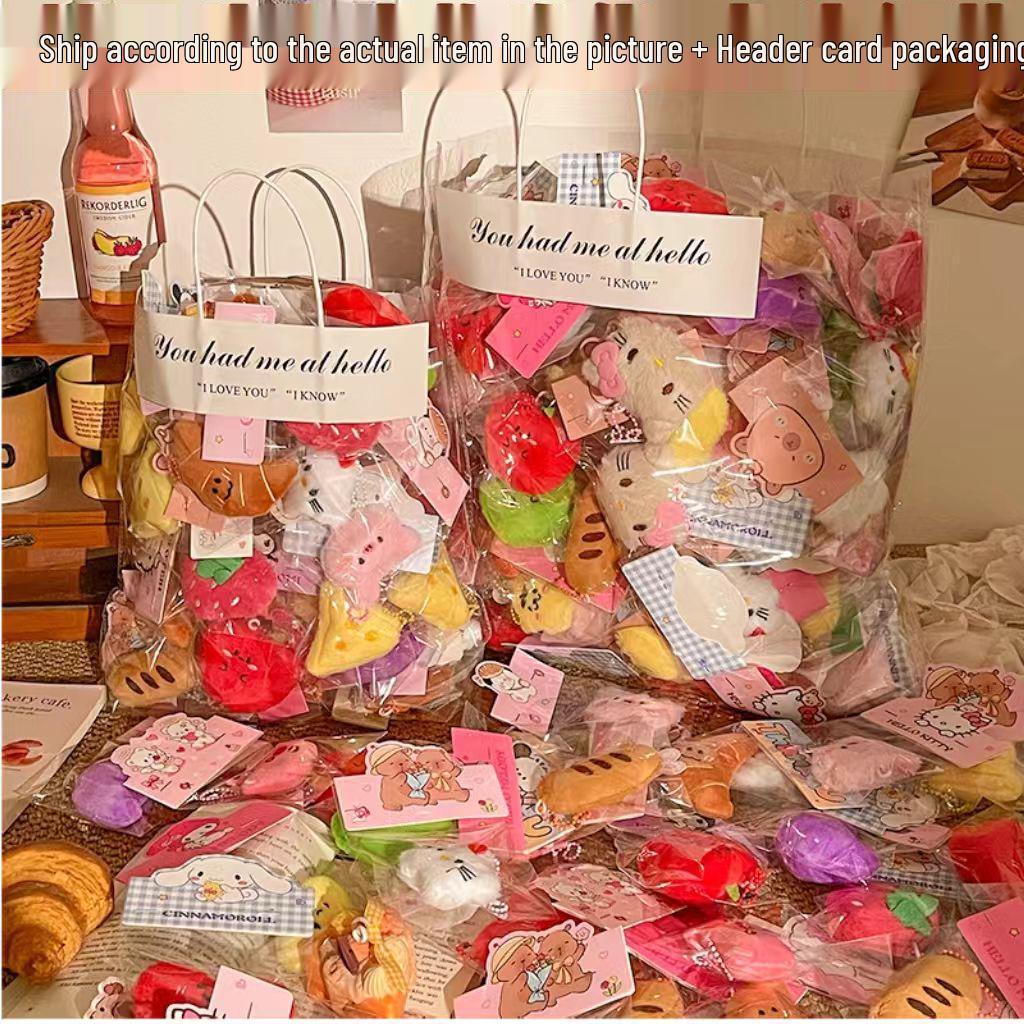 Plush Doll Keychains & Cute Toy Pendants