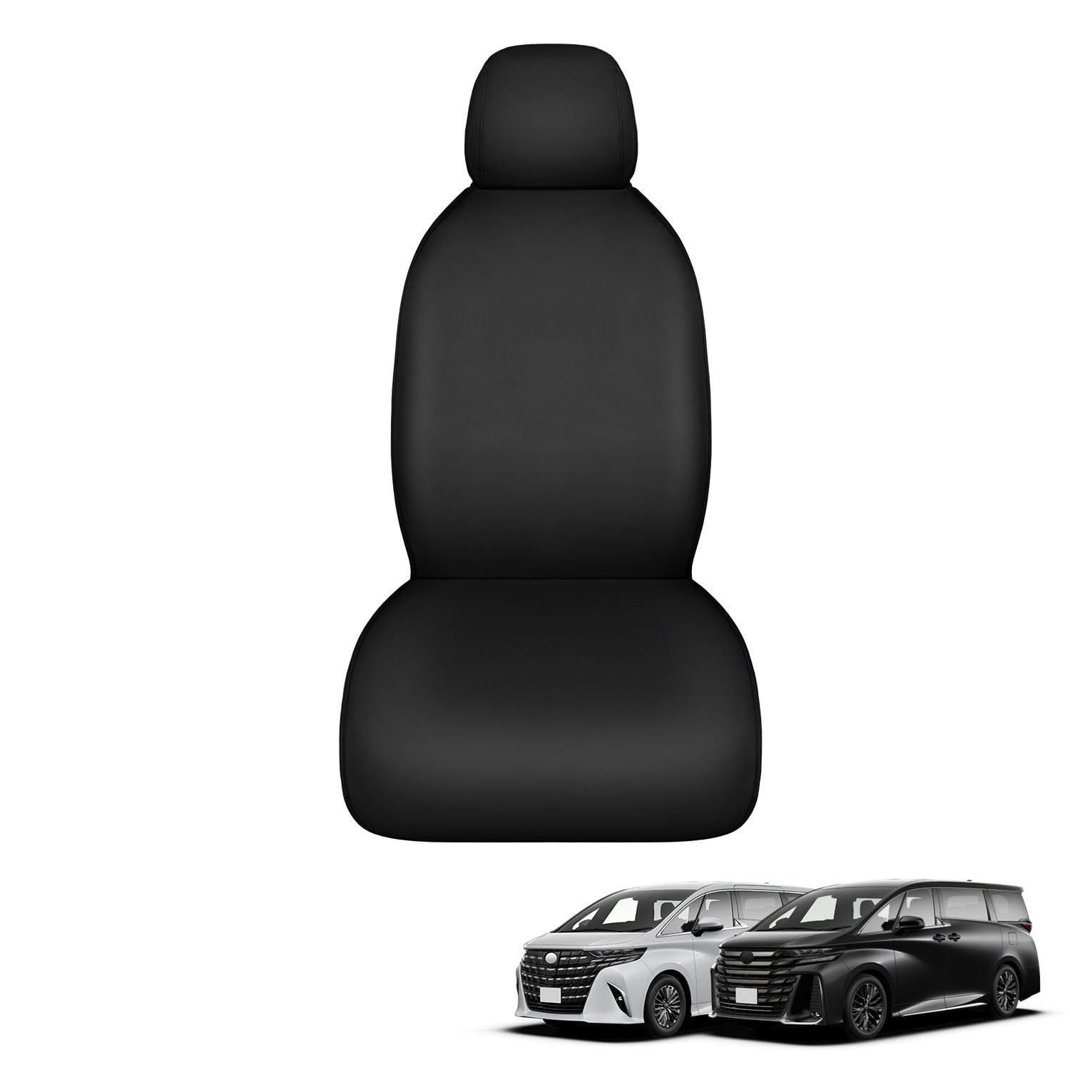 

Kotesoto Toyota Alphard 40 Series Car Seat Covers for Vellfire 40 Full Surround Seat Covers for and Car Specific Easy Seat Protection 2 Series, чёрный