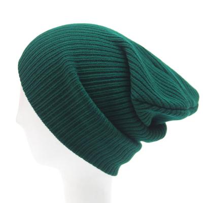 Stretchy Plain Strickmütze Damen Beanie Solid Skull Cap Winter Warm halten Dunkelgrün Grau Blau Schwarz
