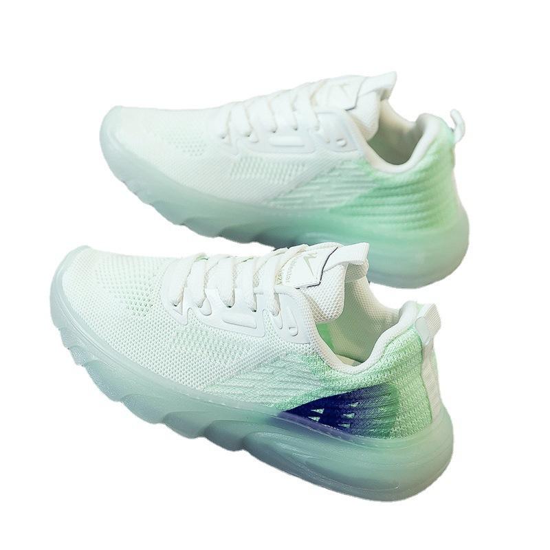 Foreign trade new women's fly-woven mesh breathable casual shoes outdoor soft-soled versatile sports shoes running shoes