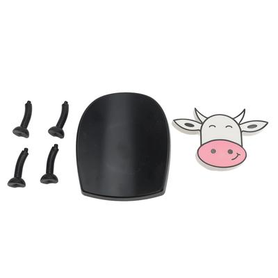 Cow Toilet Roll Holder Plastic Easy Using Decorative Tissue Paper Roll Storage Basket for Bathroom