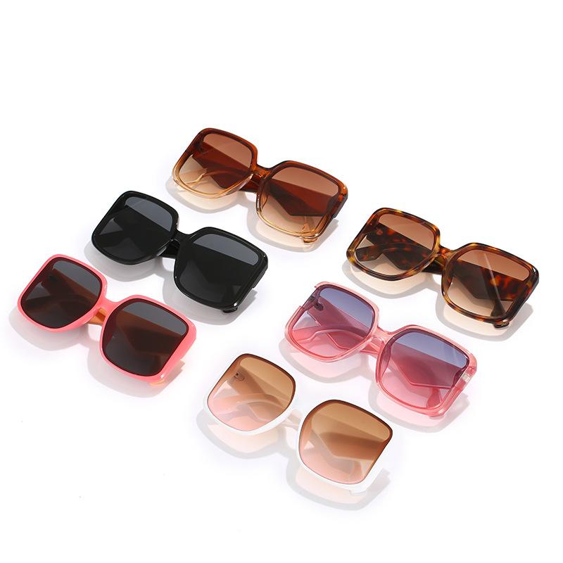Box Sun, Personalized Large Frame Colorful Anti-Glasses, Sunglasses