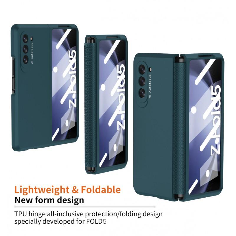 Slim TPUPC Foldable Phone Case Galaxy Z Fold 5 4 2 - Full Coverage Protective Cover With Hinge Support