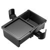 OBEST Newly Developed Car Storage Large Adjustable Telescopic Storage Box with 2 Drink Cup Easy for Driver and Passenger Seats Multi-Functional Case,
