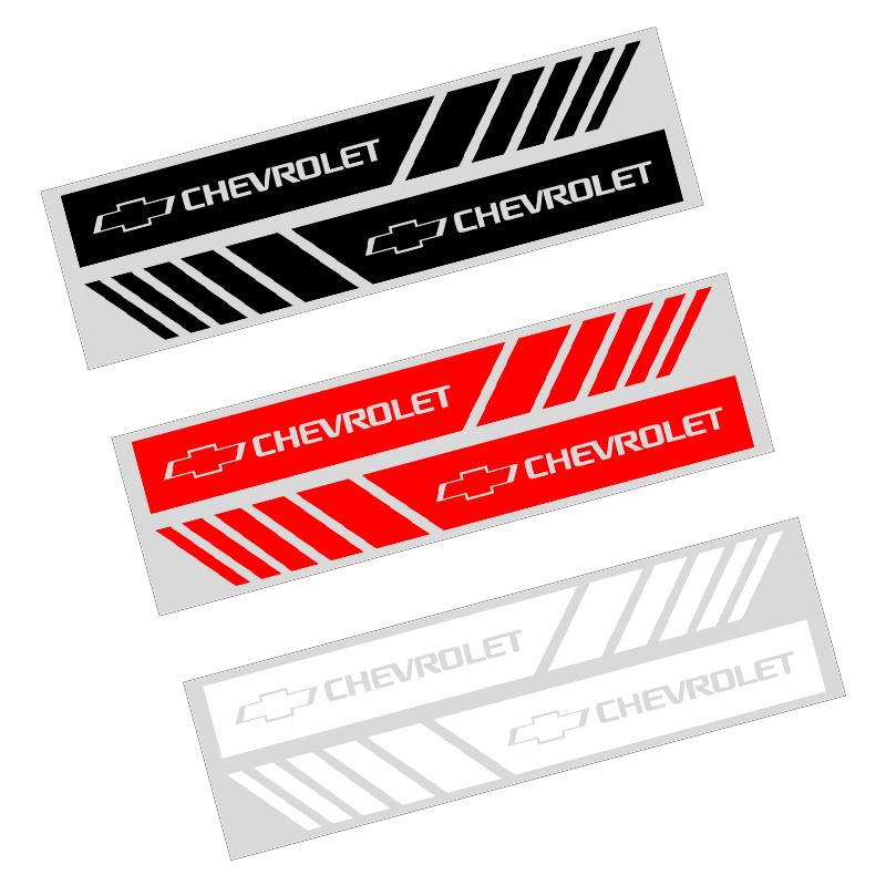 Auto-Streifen-Aufkleber Rückspiegel Reflektierende Vinyl-Aufkleber Dekoration für Chevrolet Camaro Trax Blazer Cavalier Onix Aveo Silverado Malibu Captiva