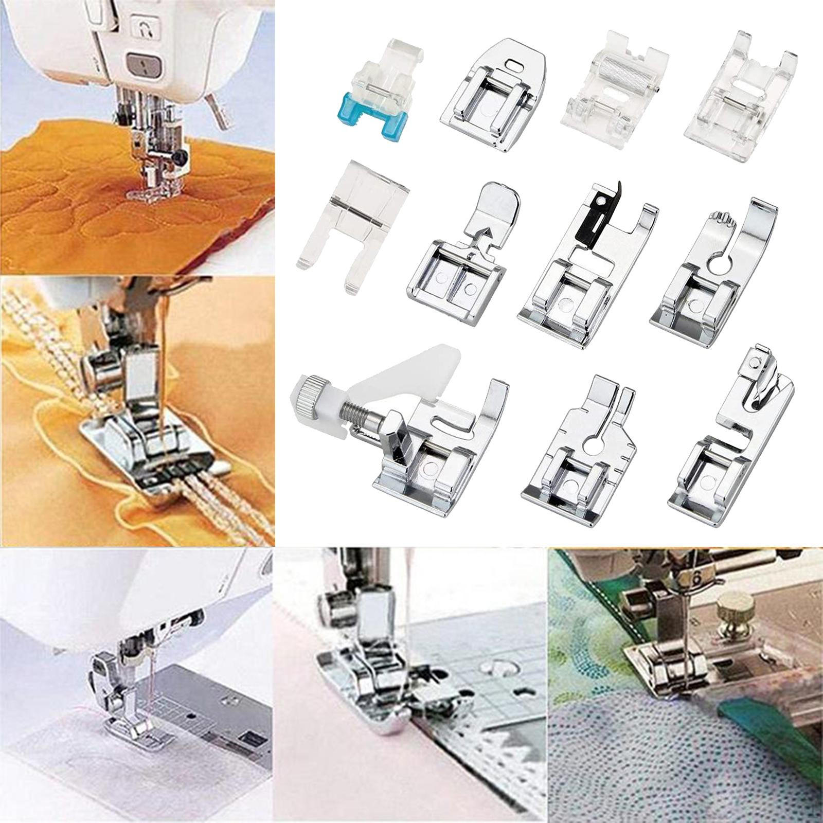 

11Pcs Presser Feet, Sewing Machine Kit Feet Spare accessories for Singer