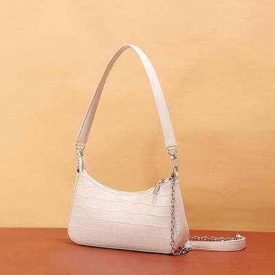 Nouveau design sac d'aisselle plus sac à bandoulière motif crocodile sac croissant pour femmes OEM