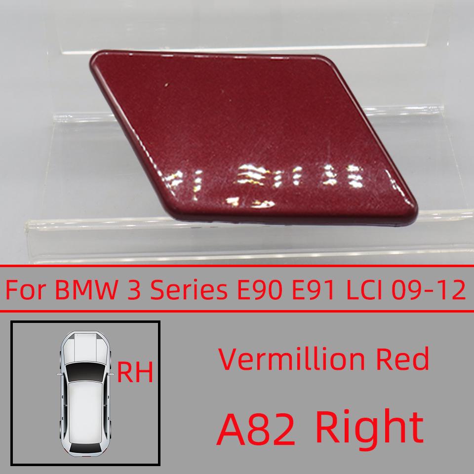 Headlight Washer Nozzle Cover For BMW 320 325 328 330 335 E90 E91 LCI 2009-2012 Sprayer Lid Cap Painted Washer Jet Cover Cap