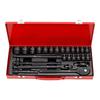 25-Piece Air Impact Wrench Set: Includes Small Hex Socket, Pneumatic Ratchet, F-Handle Wrench, Sliding Bar, and Long Extension Bar.