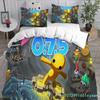 Copripiumino Set Biancheria da Letto Wobbly & Life Singolo Gemello Matrimoniale Queen King Size Trapunta Copri Letto Anime Federa 2-3 Pezzi Set