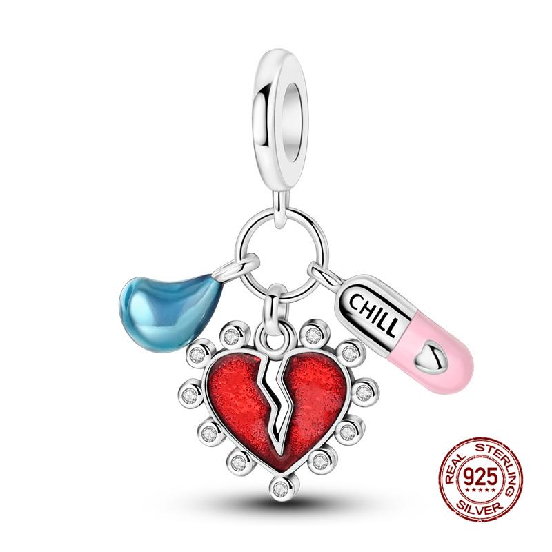 Original Charms Copper Camera Couple Po Charm Beads Fit 3Mm Original Bracelet Necklace Women Diy Fine Jewelry Gift New In