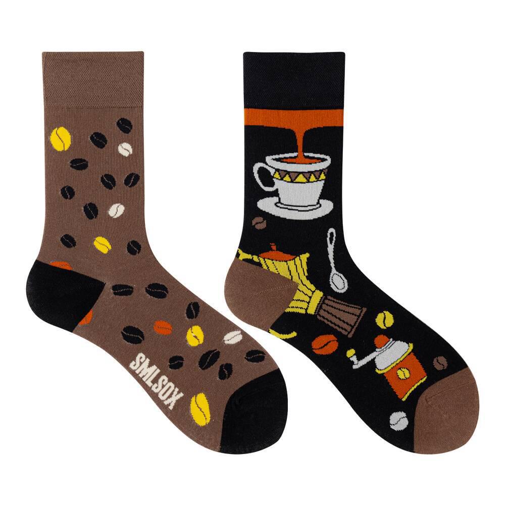 Calzini AB Asimmetrici Trendy Divertenti per Coppia Anatra Mandarina Colorati Calzini a Mezza Gamba SMLSOX