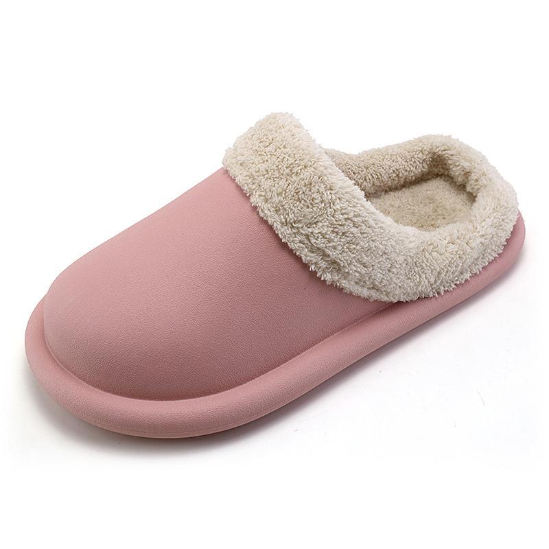 New autumn and winter cotton slippers home plush warm couple indoor slippers home high quality tasteless