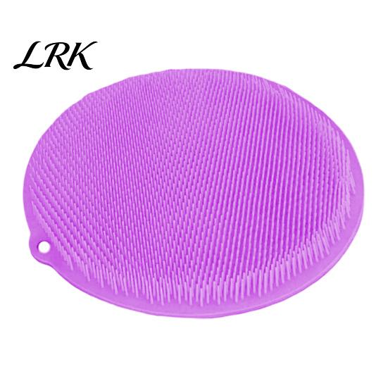 Silicone Foot Scrubber Mat with Anti-Slip Suction Cups, Ultra Soft Bristles Bath Bristle Brush, Wall Mounted Cleaner for Deep Cleaning And Massage