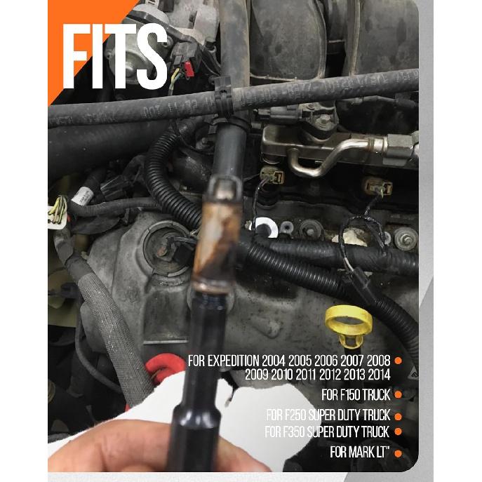 65700 Broken Spark Plug Remover Tool Kit, Spark Plug Extractor Tool Compatible with Ford 3 Valve Engine 5.4L