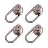 Pack of 4 U Shaped Earring Lifter Backs for Heavy Earrings and Droopy Earlobes Large Earring Back Replacements