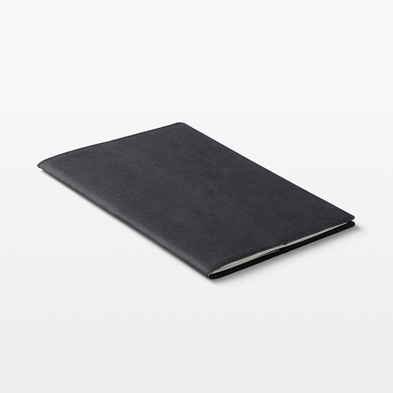 MUJI Jeans Label Notebook Cover - A5 Size, Dark Gray 83482978