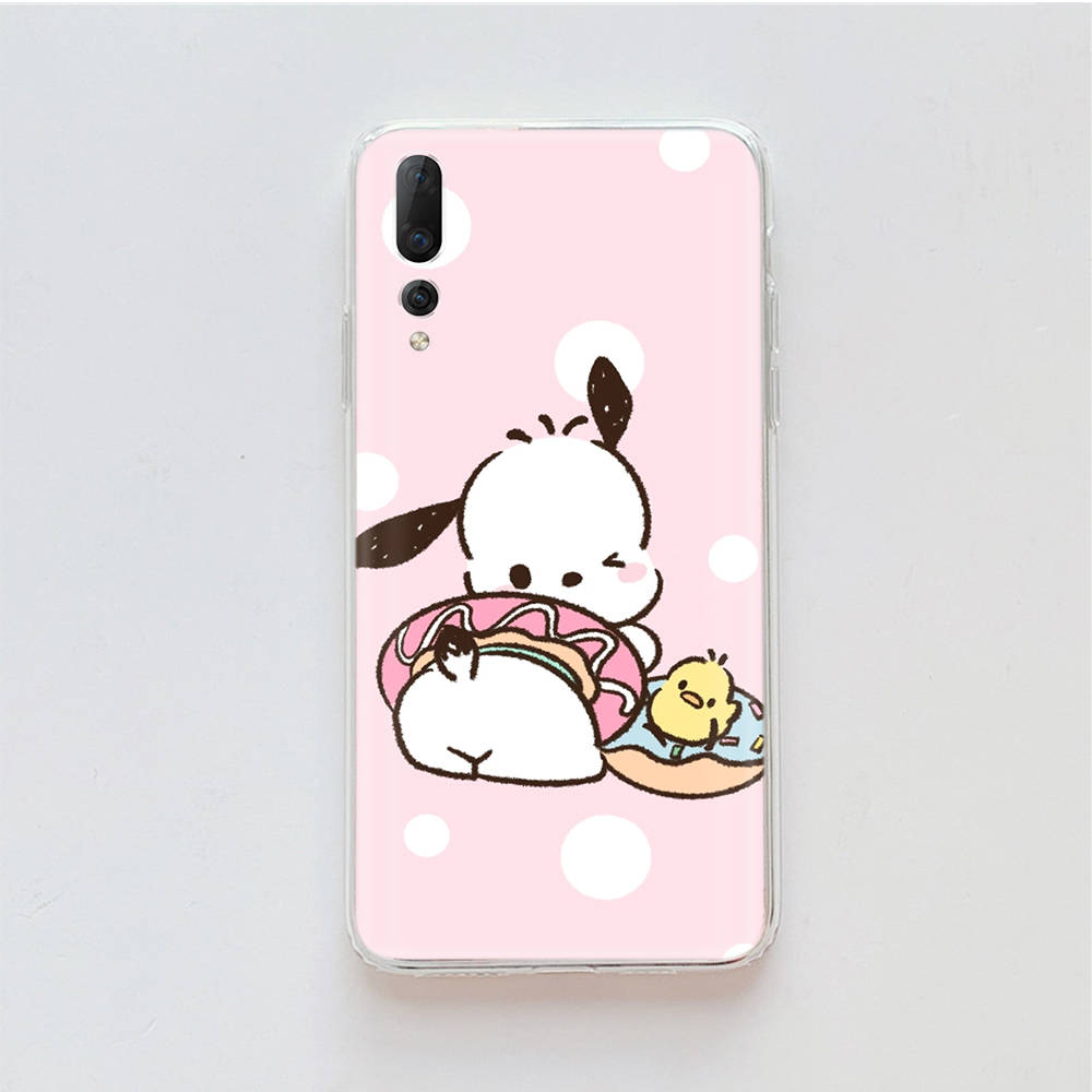 Transparent Case for Samsung A04 A14 A23 M33 M53 Realme 10 9 C35 C55 VIVO X80 Infinix Hot 30 Note 11 Tecno Spark 8P Pro L-27 Pochacco