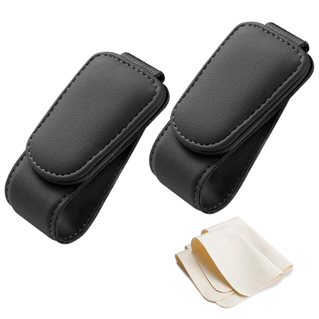 BEIHOO Sunglasses Holder, Protect Your Car Glasses, Sunglasses Clip, Easy to Install Magnets, Glasses