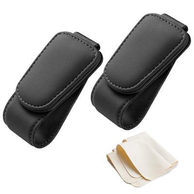 BEIHOO Car Sunglasses Protects Your Features a Magnetic Easy Includes a Glasses Cleaning and Is a Sun Visor Storage Perfect Gift for Road and More