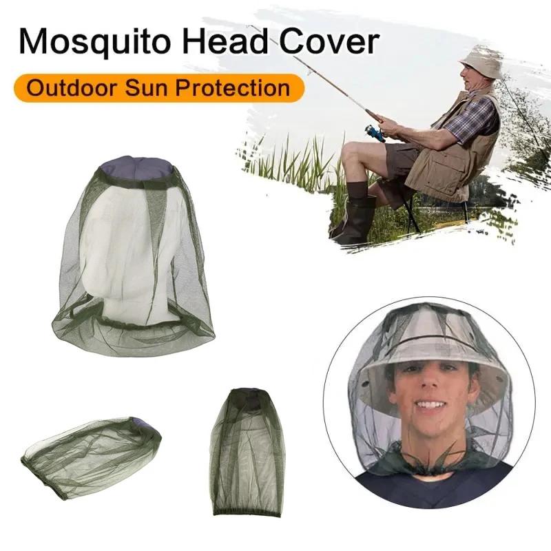 Mosquito-Proof Veil Breathable Fabric Outdoor Mosquito Net Clear View Easy Wear Fishing Camping Garden Insect Shield Net