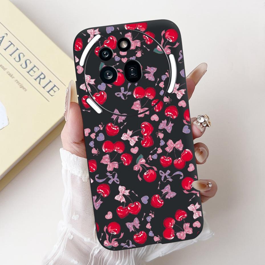 Fashion Design Phone Case For Nothing Phone (3a) Pro Phone3a Black Silicone Soft Cover For NothingPhone 3a 3 a Pro Cases Bumper