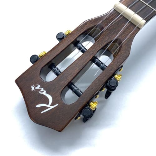 Kai Ukulele KC-100G-BK Concert Size Ukulele (with Case), Dark Brown, Inspected in Japan