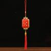 Traditional Chinese Red Lantern Retro Hanging Fu Lantern Potted Decorative Lanterns  Home Decor