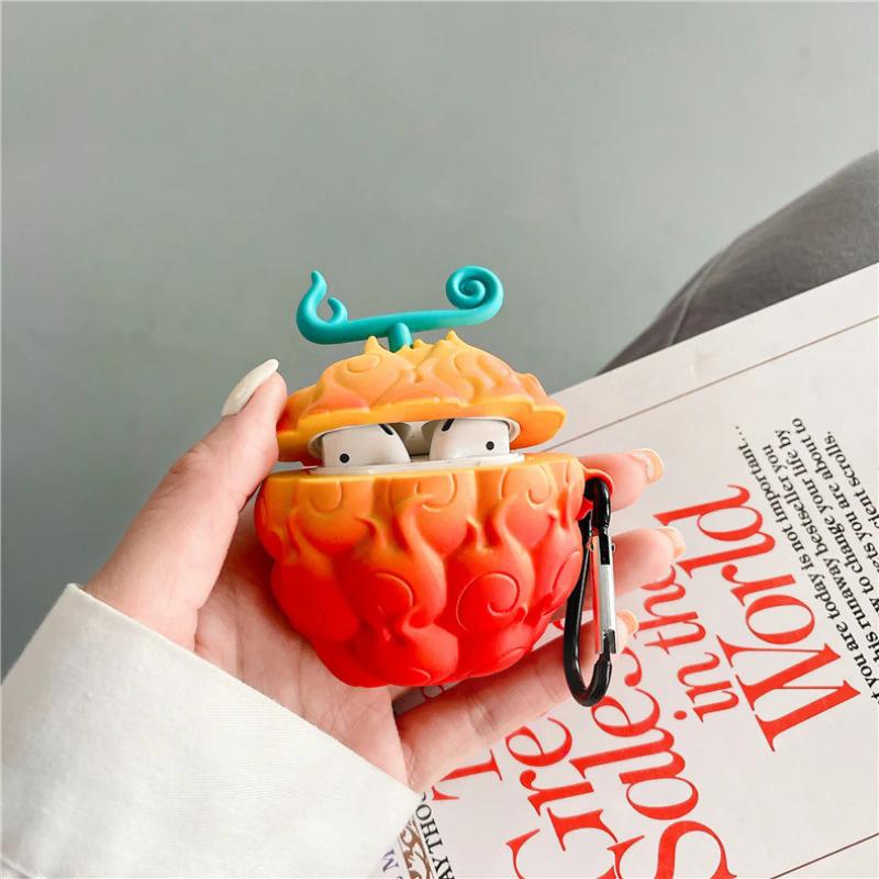 Creative devil fruit is suitable for Apple AirPods Pro new 1st generation cartoon earphone cover 1/1st generation silicone soft case
