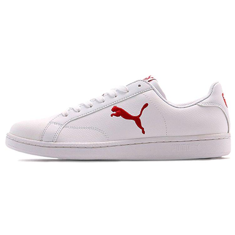 PUMA Smash Cat L White/Red 362945-01