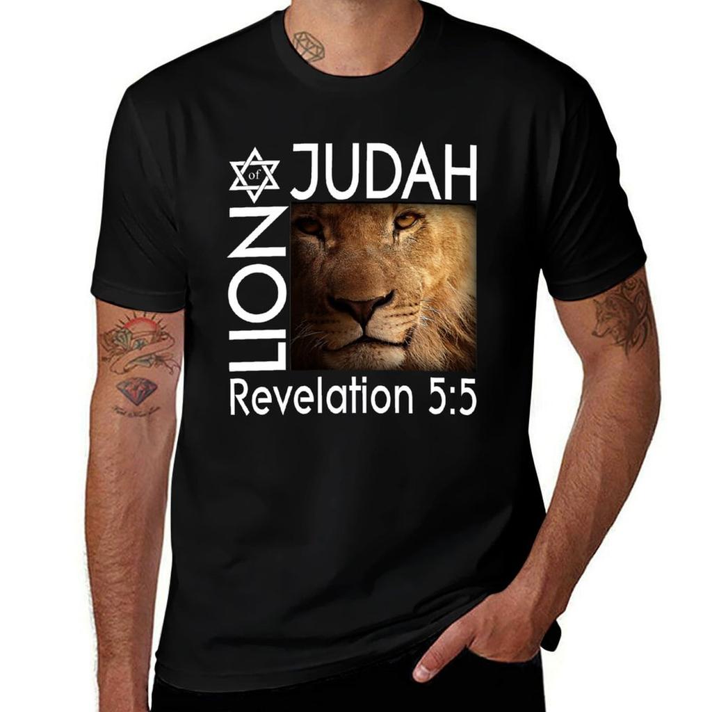 Lion Of Judah T Shirt Christian Shirt Tshirt Plus Size Street Style Tee
