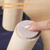 72pcs Self Adhesive Felt Chair Leg Pads Wood Floor Protectors Furniture Legs Table Leg Covers Round Bottom Anti-Slip Pads Set