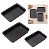 Deep Carbon Steel Cake Tray Nonstick Coating Robusts Build Baking Pan Cooking Sheet for Breads Pastries Casseroles