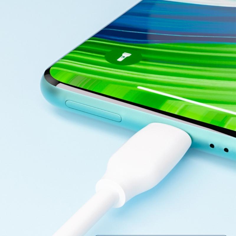 PD20W USB C Silicone Cable USB to USB C Type C Charging Fast Charging Cable Replacement for Phone Laptop Camera