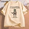 Hold On Partner Im Overstimulated T Shirt Cowboy Frog TShirt Funny Meme Graphic Tshirt Casual Cotton Short Sleeve Tops