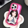 Hyouka Chitanda Wavy Edge TPU Mobile Phone Case for iPhone 17 16 15 14 13 12 11 Air Pro Max Plus Colorful Cover
