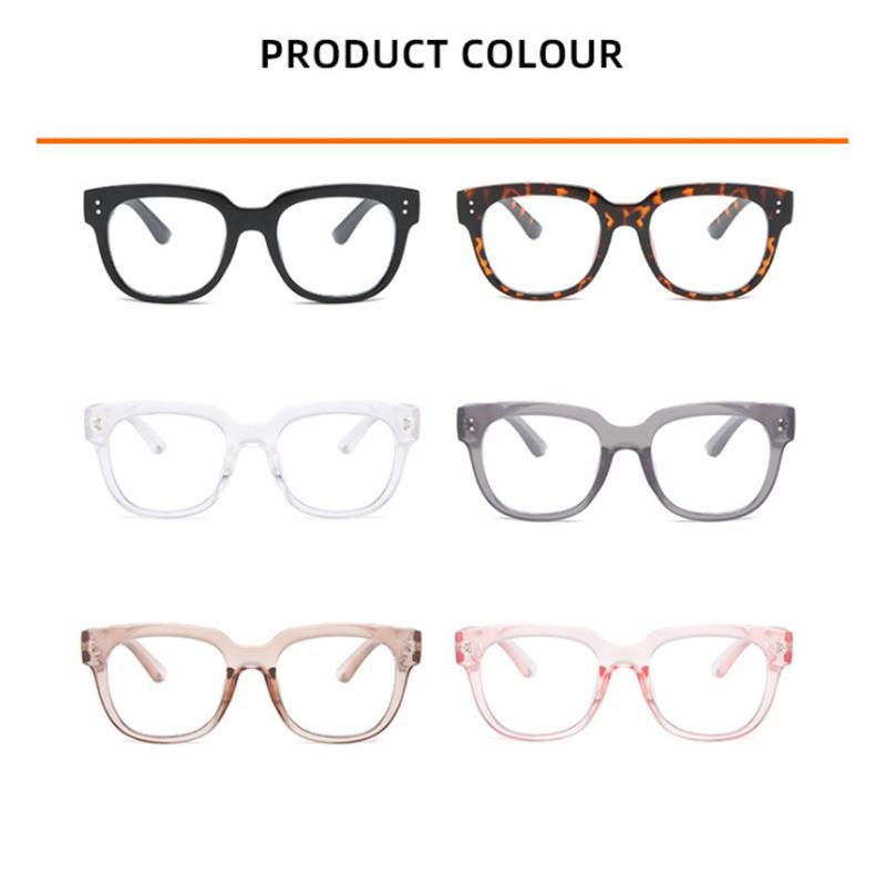 New Square Myopia Glasses Men Women Optical Prescription Eyewear 0 To -6.0 Diopter Lightweight Durable Frame